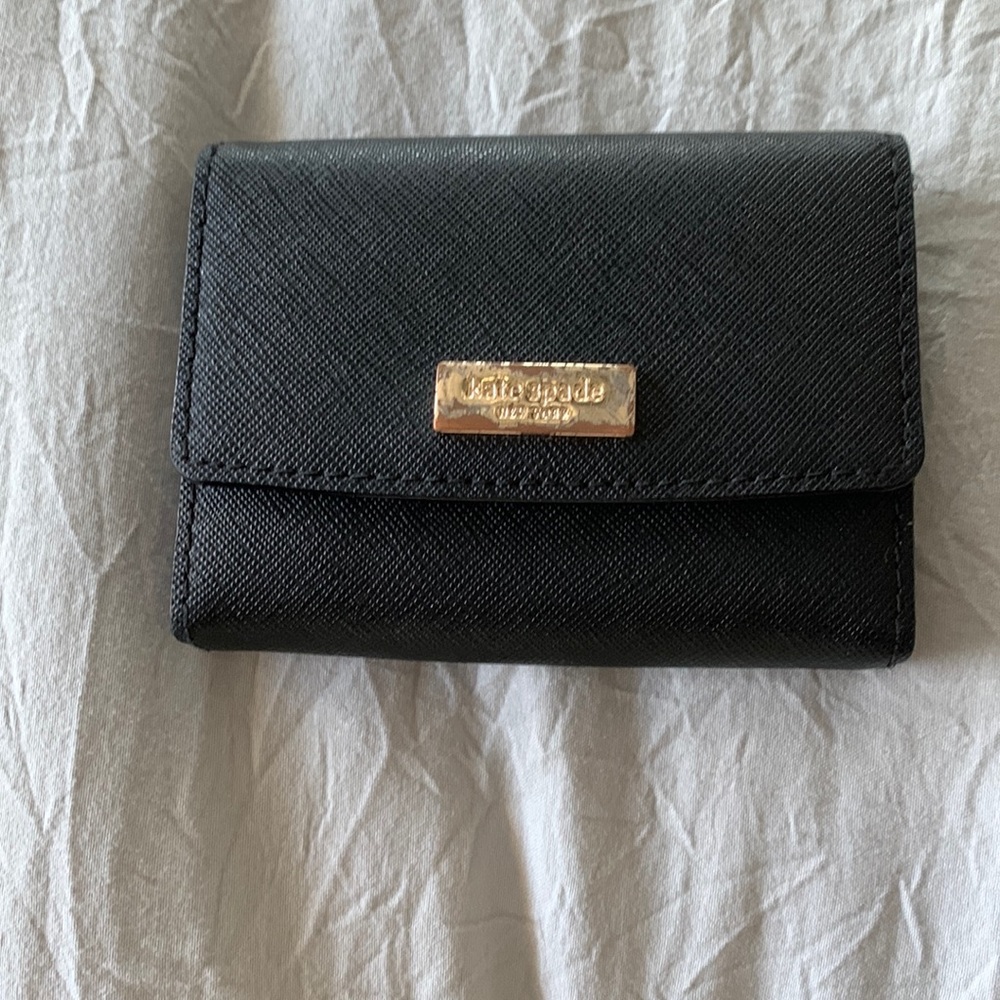Black Kate spade card holder